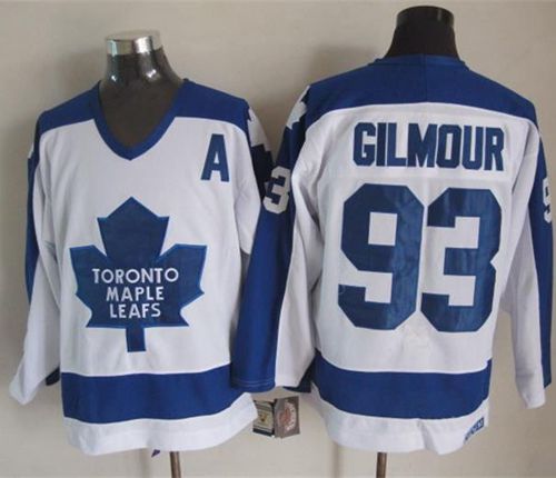 Doug Gilmour Toronto Maple Leafs white-blue Throwback jersey