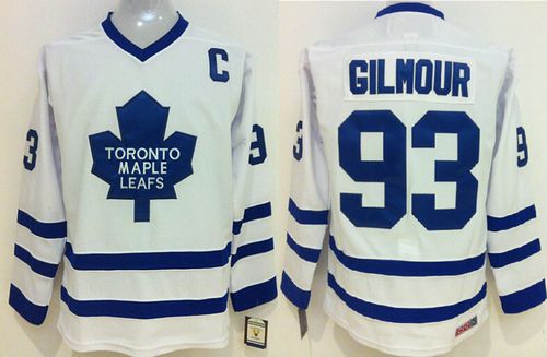 Doug Gilmour Toronto Maple Leafs white Throwback jersey