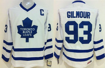 Doug Gilmour Toronto Maple Leafs white Throwback jersey