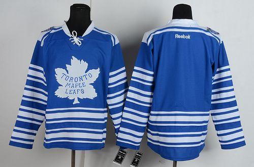 Custom Toronto Maple Leafs blue Winter Classic jersey