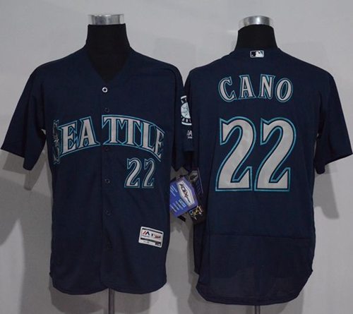 Robinson Cano Seattle Mariners navy Authentic jersey