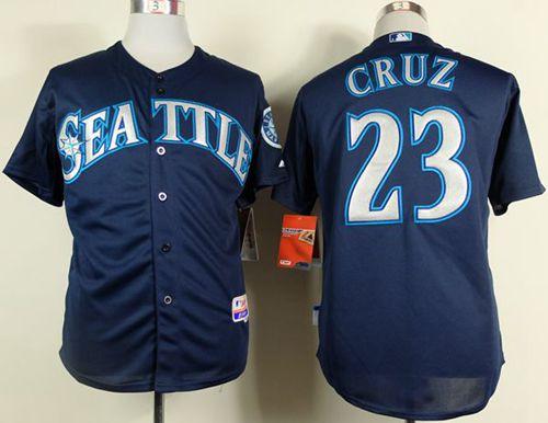 Nelson Cruz Seattle Mariners navy jersey
