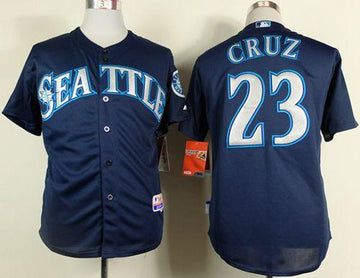 Nelson Cruz Seattle Mariners navy jersey