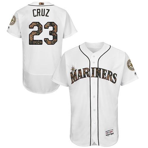 Nelson Cruz Seattle Mariners white Authentic jersey