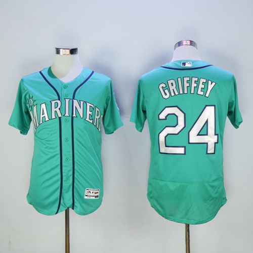 Ken Griffey Seattle Mariners green Authentic jersey