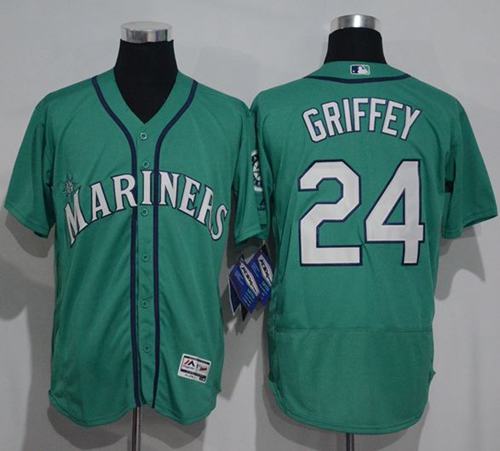 Ken Griffey Seattle Mariners green Authentic jersey