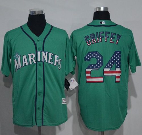 Ken Griffey Seattle Mariners green Fashion jersey