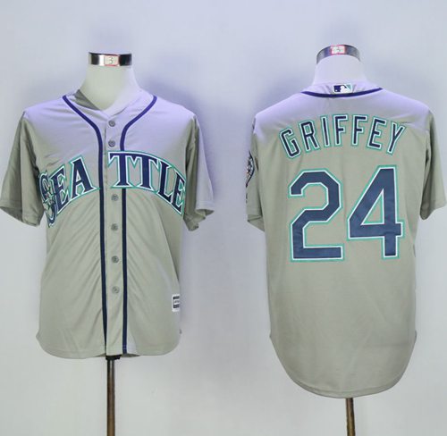 Ken Griffey Seattle Mariners grey jersey