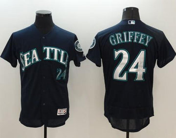 Ken Griffey Seattle Mariners navy Authentic jersey