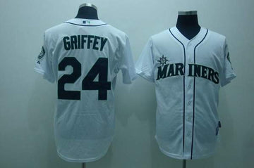 Ken Griffey Seattle Mariners white jersey