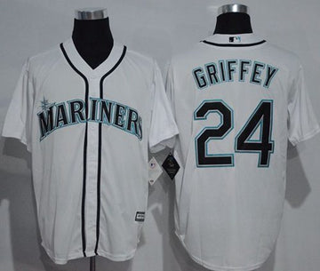 Ken Griffey Seattle Mariners white jersey