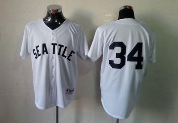 Felix Hernandez Seattle Mariners white jersey