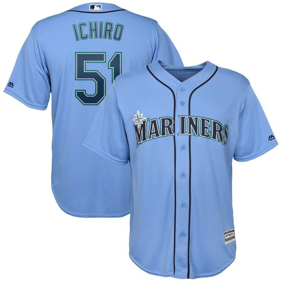 Ichiro Suzuki Seattle Mariners blue jersey