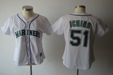 Ichiro Suzuki Seattle Mariners white Fashion jersey