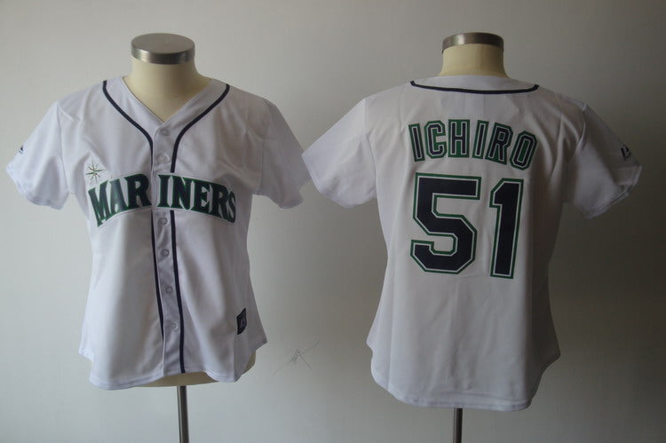 Ichiro Suzuki Seattle Mariners white Fashion jersey
