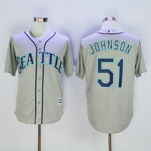 Randy Johnson Seattle Mariners grey jersey