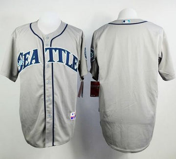 Custom Seattle Mariners grey jersey