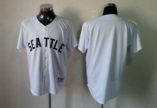 Custom Seattle Mariners white jersey