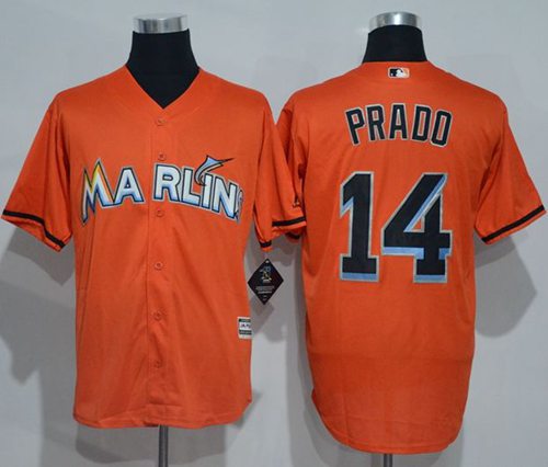 Martin Prado Miami Marlins orange jersey