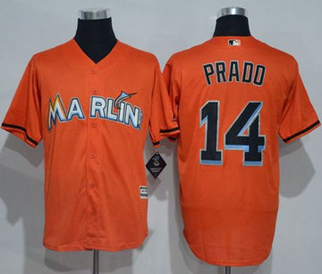 Martin Prado Miami Marlins orange jersey