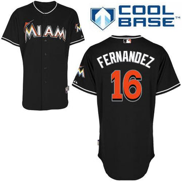 Jose Fernandez Miami Marlins black jersey