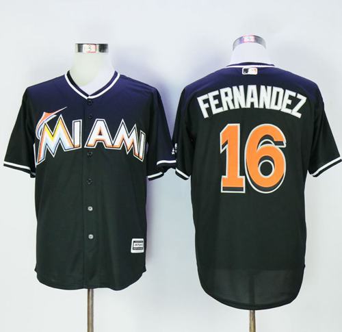 Jose Fernandez Miami Marlins black jersey