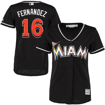 Jose Fernandez Miami Marlins black Alternate jersey
