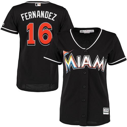 Jose Fernandez Miami Marlins black Alternate jersey