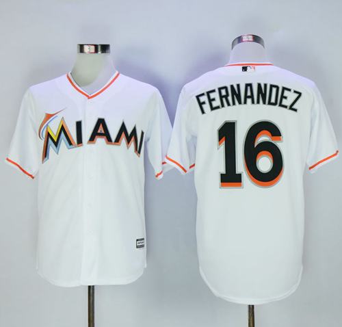 Jose Fernandez Miami Marlins white jersey
