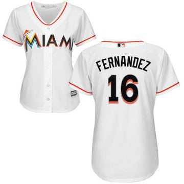Jose Fernandez Miami Marlins white Home jersey