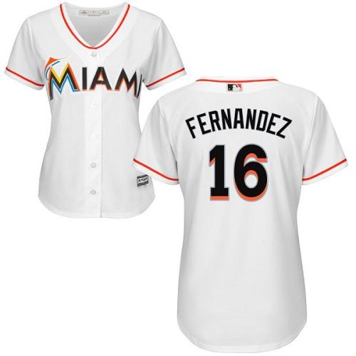 Jose Fernandez Miami Marlins white Home jersey