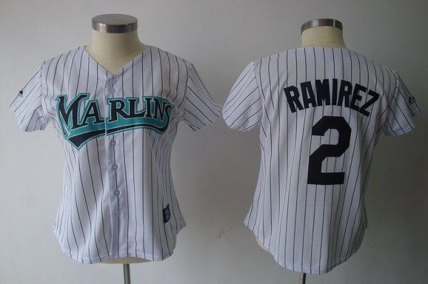 Hanley Ramirez Miami Marlins white Fashion jersey