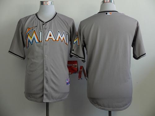 Custom Miami Marlins grey jersey