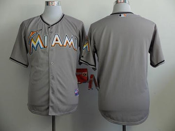 Custom Miami Marlins grey jersey