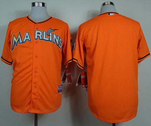 Custom Miami Marlins orange jersey