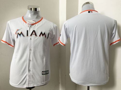 Custom Miami Marlins white jersey
