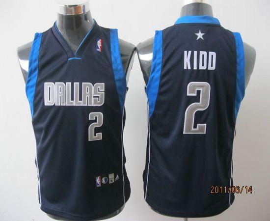 Jason Kidd Dallas Mavericks blue jersey