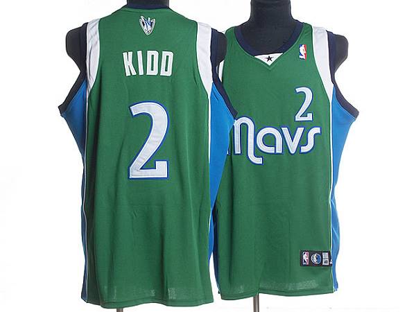 Jason Kidd Dallas Mavericks green jersey