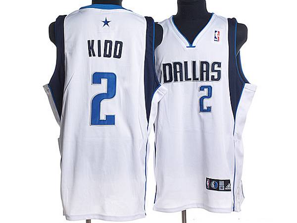 Jason Kidd Dallas Mavericks white jersey