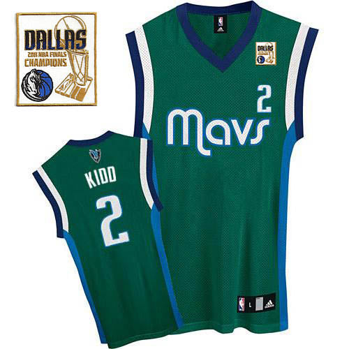 Dallas Mavericks green jersey