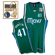 Dallas Mavericks green jersey