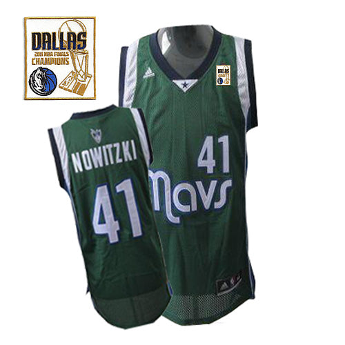Dallas Mavericks green jersey