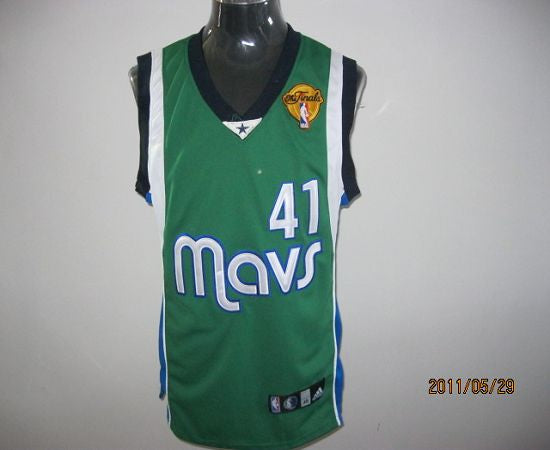 Dallas Mavericks green jersey