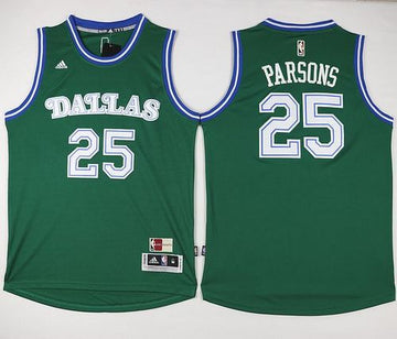 Chandler Parsons Dallas Mavericks green jersey