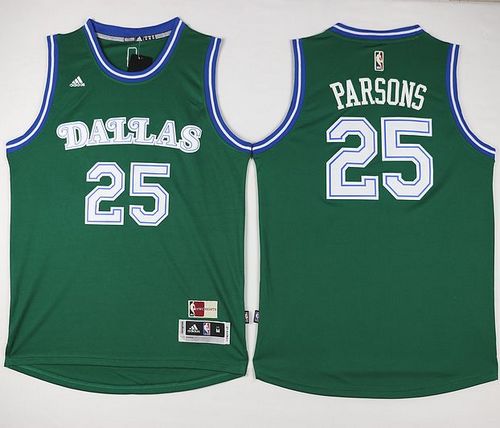 Chandler Parsons Dallas Mavericks green jersey