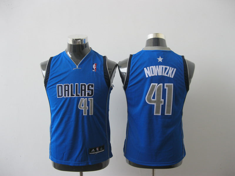 Dirk Nowitzki Baby Dallas Mavericks blue jersey