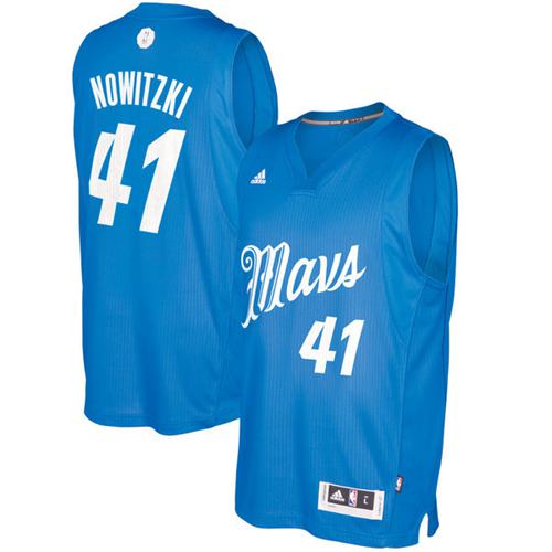 Dirk Nowitzki Sky Dallas Mavericks blue jersey