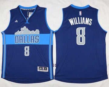 Deron Williams Dallas Mavericks navy jersey