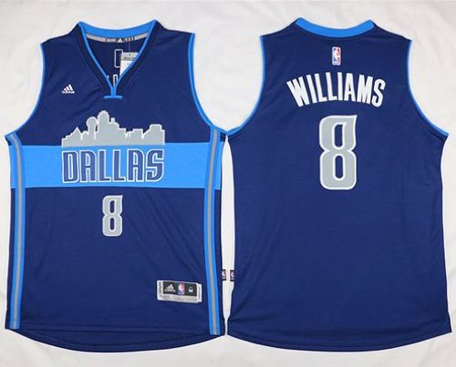 Deron Williams Dallas Mavericks navy jersey