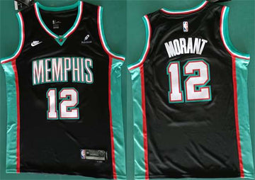 Ja Morant Memphis Grizzlies black Classic jersey